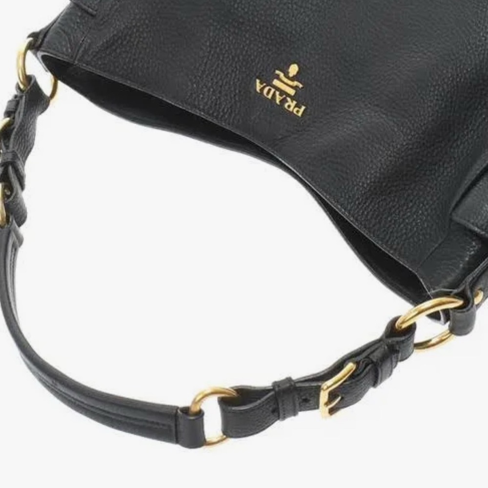 Prada Black Leather Shoulder Bag - Picture 2 of 3